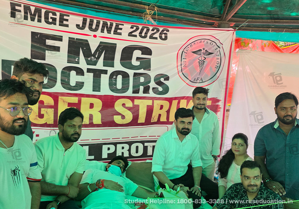 FMGE protest