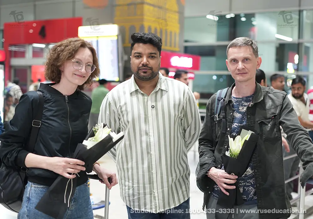 A Grand Welcome to Russian Delegates at Delhi IGI Airport for REF 2025