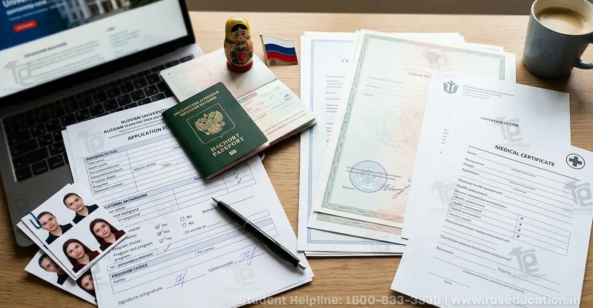 Documents Required for MBBS Admission in Russia
