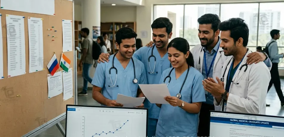 FMGE Passing Rate of Top Russian Medical Universities 2026