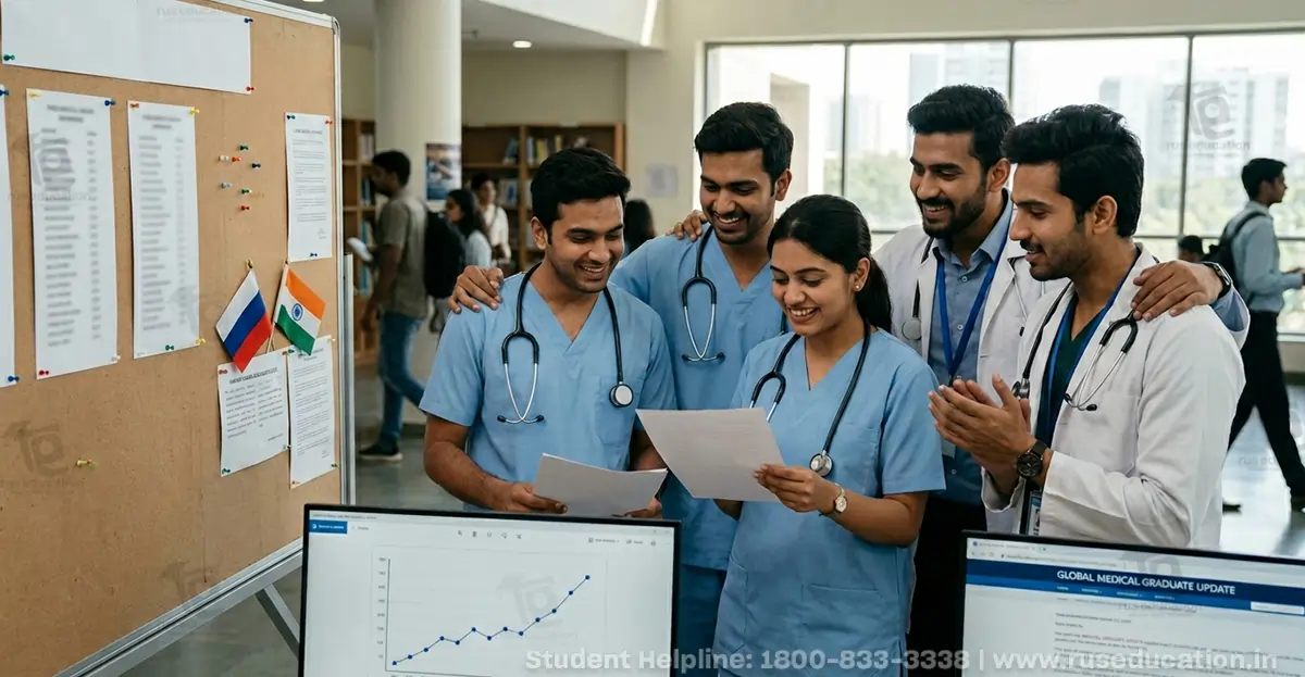 FMGE Passing Rate of Top Russian Medical Universities 2026