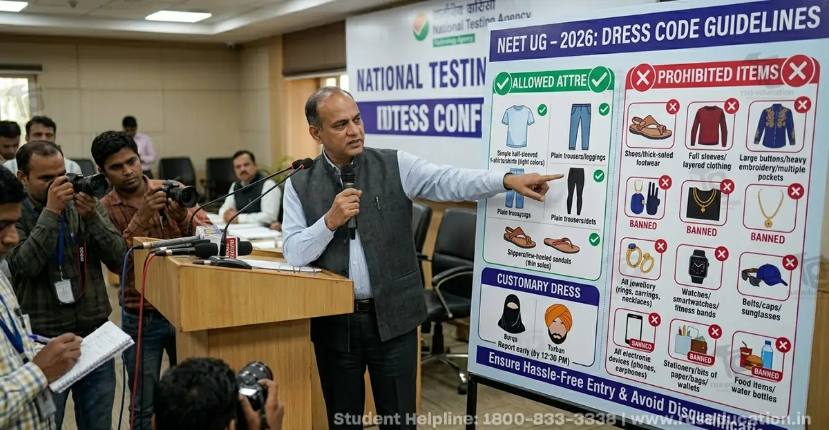 NEET UG 2026 Dress Code Guidelines Released by NTA