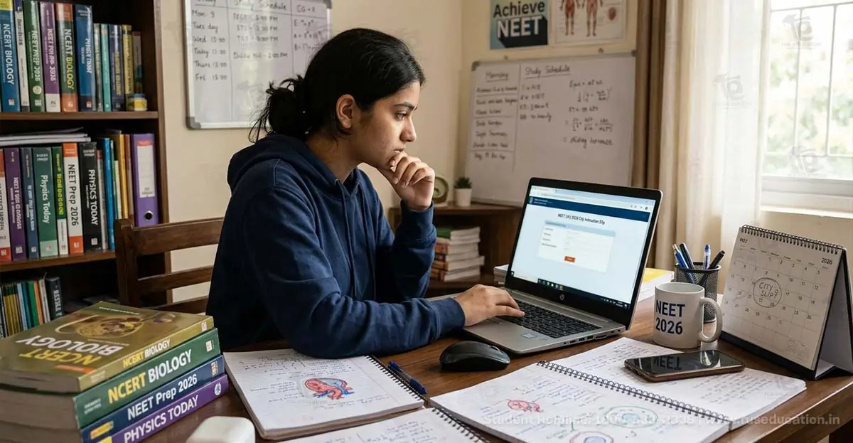 NEET UG 2026 Exam City Intimation Slip: Date and Download Steps