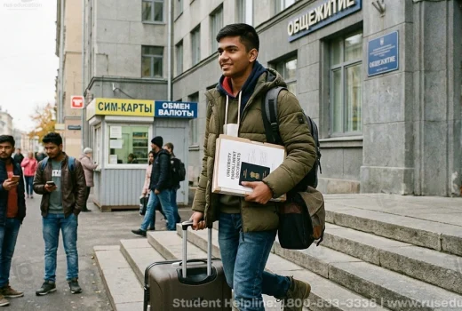 Arriving in Russia