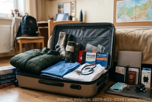 Packing list for MBBS Russia