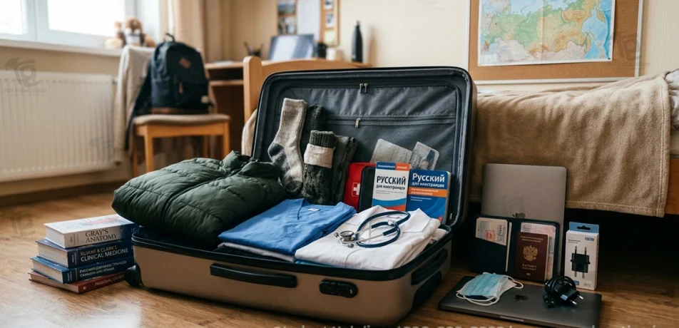 Packing list for MBBS Russia